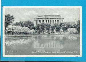  Postcard Lincoln Memorial Potomac Washington DC   # 235