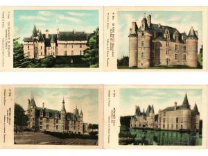 CASTLES CHATEAUX FRANCE 130 CPA COLLECTION PAUTAUBERGE