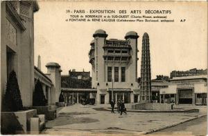 CPA PARIS EXPO 1925 Tour de Bordeaux et du Sud-Ouest Fontaine (860208)