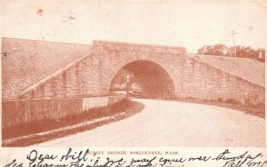 Vintage Postcard 1907 Bussey Bridge Roslindale Massachusetts MA W.W. Davis Pub.