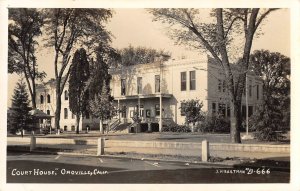 RPPC Court House OROVILLE, CA Butte County Eastman Photo c1930s Vintage Postcard