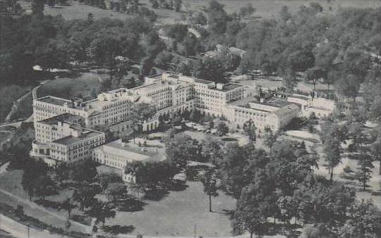 West Virginia Lewisburg Aerial View Of The Greenbrier And Cottages White Sulp...