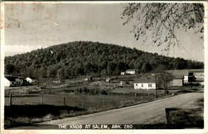 RPPC The Knob at Salem Arkansas AR UNP DB Postcard C8