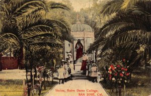 Postcard Shrine at Notre Dame College in San Jose, California~129842