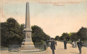 Lot313 the soldiers memorial s a war in the albert park middlesbrough  uk