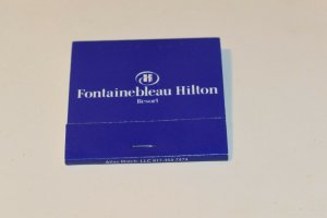 Fontainebleau Hilton Resort Miami Beach Florida Matchbook