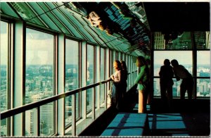 Postcard ON Toronto Commerce Court 57th Floor Observation Gallery 1960s S99