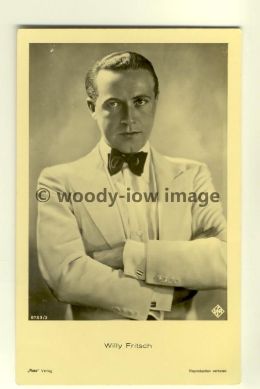 b1190 - German Film Actor , Willy Fritsch - postcard