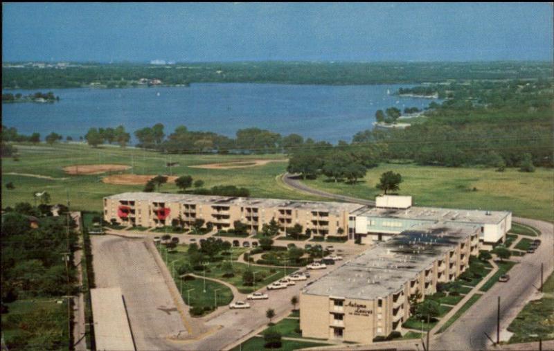 Dallas TX Autumn Leaves Retirement Community Emerald Isle Drive Postcard