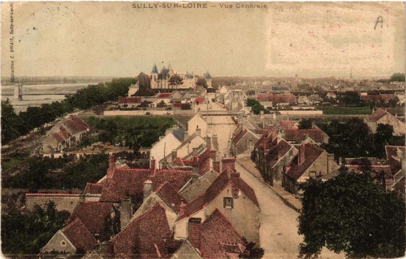 CPA SULLY-sur-LOIRE Vue générale (607819)