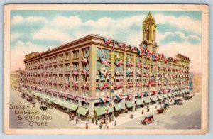 1920's SIBLEY LINDSAY & CURR CO DEPARTMENT STORE PATRIOTIC AMERICAN FLAGS