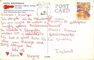 US5117 Canada Alberta Edmonton Hotel Macdonald Swimming Pool