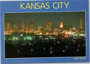 Kansas City Night Skyline