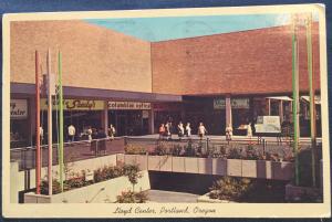 Postcard Used Lloyd Center Portland OR LB