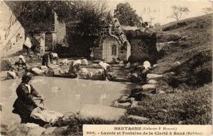 CPA Bretagne - Lavois et Fontaine de la Clarte a BAUD (205603)