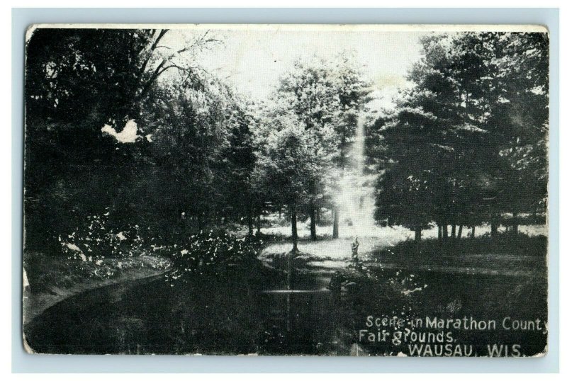 C.1900-08 Fair Grounds Marathon County Wausau, Wisconsin Early Postcard P19 