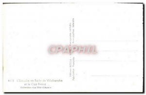 Old Postcard Villefranche L & # 39Escadre in the Bay and Cap Ferrat Charter