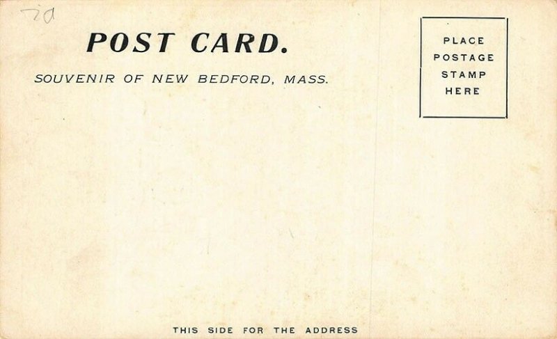 New Bedford MA The Evening Standard 1905 Newspaper Advertising Postcard