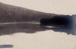 1907-15 RPPC Tunkhannock PA Susquehanna River Wyoming RARE REAL PHOTO Postcard