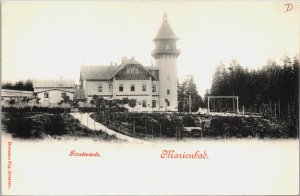 Czech Republic Gruss aus Marienbad Forstwarte Marianske Lazne Postcard C069