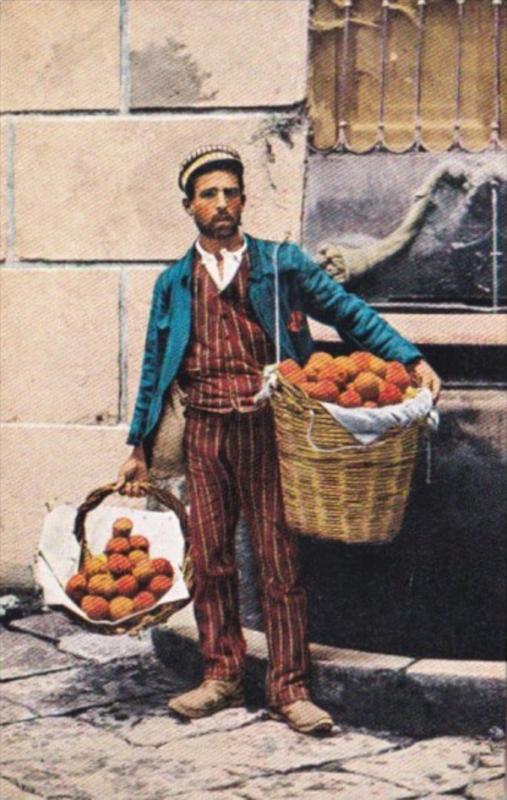 Italy Typical Fruit Vendor