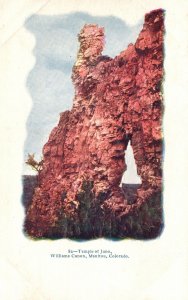 Manitou CO-Colorado, 1900's Temple Of Juno Williams Canon Vintage Postcard