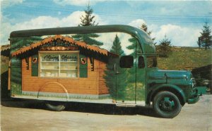 Advertising Alpine Alpa Cheese Chalet Truck Wilmoy Ohio Postcard Dexter 21-510