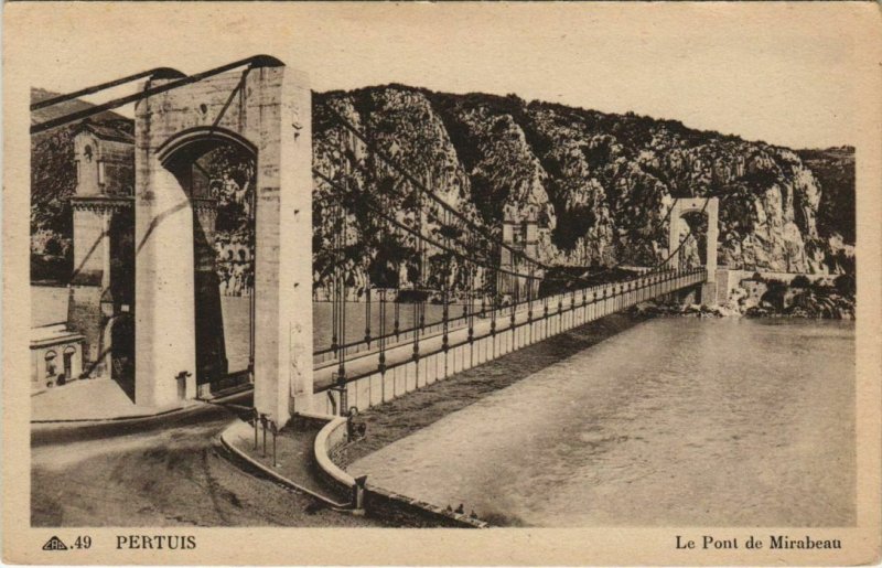 CPA PERTUIS Le Pont de Mirabeau (1086869)