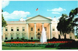 Postcard The White House President's Home Government Building Washington DC