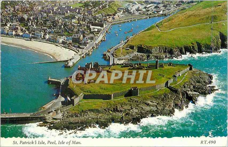 Modern Postcard St Patrick's Isle Peel Isle of Man