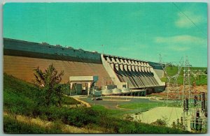 Hartwell Dam Hartwell Georgia GA UNP Chrome Postcard I13