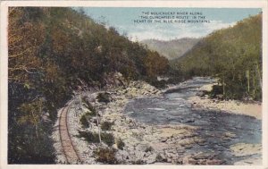 The Nolichucky River Along The Clinchfield Route In The Heart Of The Blue Rid...