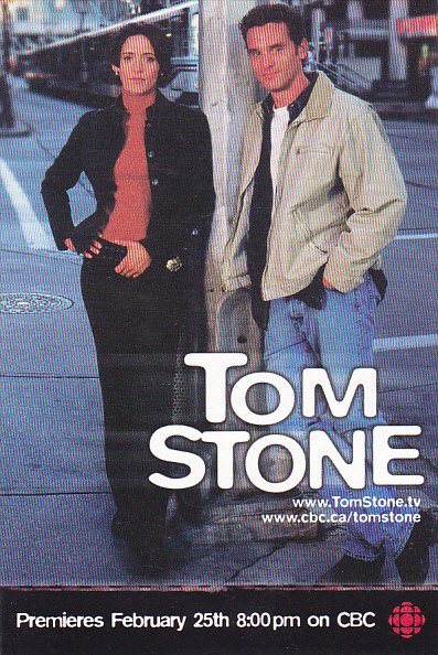 Advertising Tom Stone on CBC Television Canada