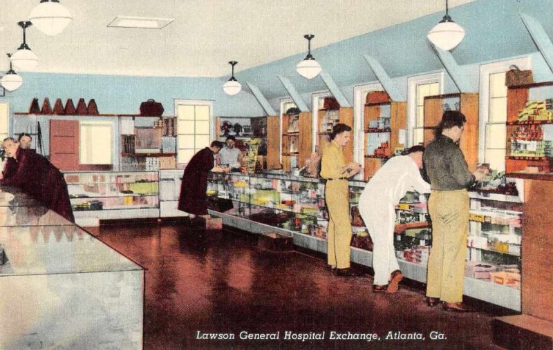 Lawson General Hospital Store Int.  Atlanta Georgia Vintage Postcard RR503