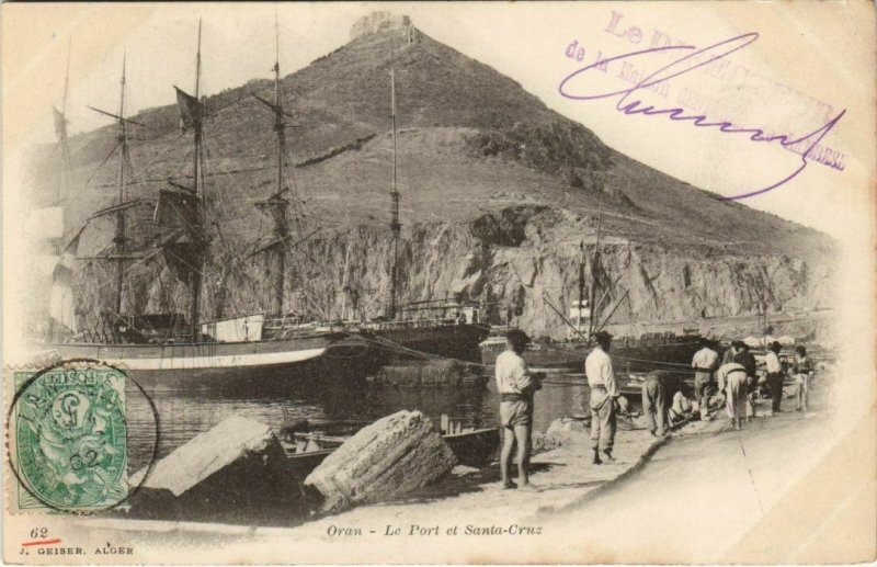 CPA AK ORAN Le Port et Santa-CRuz ALGERIE (1146339)