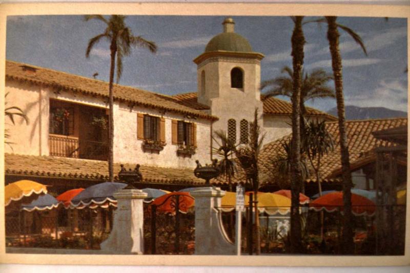 Unused Linen FREMONT RESTAURANT Santa Barbara California CA Postcard y1984