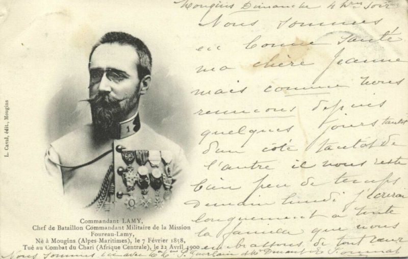 French African Exploration Mission Foureau-Lamy, Military Commander Lamy (1901)