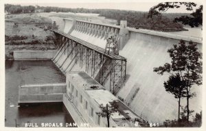 Real Photo Postcard Bull Shoals Dam, Arkansas~127960
