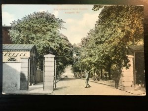 Vintage Postcard 1915-1930 Main Entrance Naval Academy Annapolis Maryland