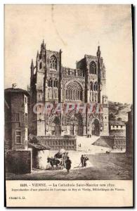 Old Postcard Vienna La Cathedrale Saint Maurice 1830