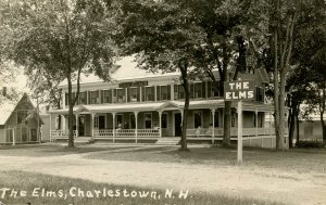 NH - Charlestown. The Elms    RPPC