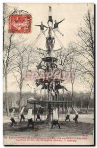 Old Postcard Normal School of Gymnastics and & # 39escrime Joinville the uppe...