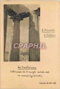 Old Postcard The Acropolis of Athens Parthenon