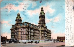 Postcard IN Indianapolis -  Court House