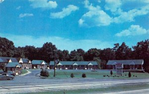 MIDDLE RIVER, Maryland MD ~ HAWKINS MOTOR COURT Roadside Motel ca1950's Postcard
