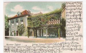 Schloss Tiefurt Weimar Germany 1905c postcard