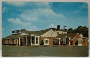 Harrisburg Pennsylvania VAN'S COLONIAL RESTAURANT Rte 22 Postcard D2