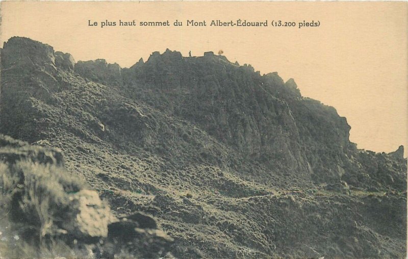 Papua New Guinea Mont Albert-Edouard highest mountain peak in Oceania postcard