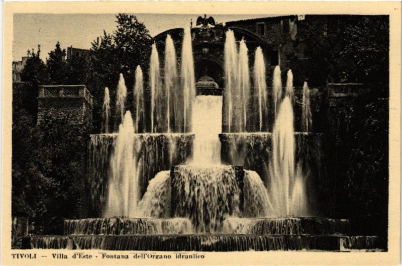 CPA TIVOLI Villa d'Este, Fontana dell'Organo idraulico ITALY (545999)