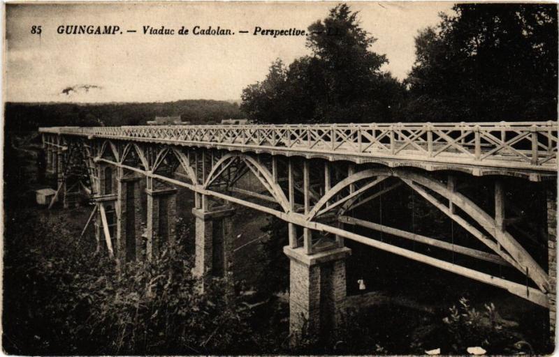 CPA GUINGAMP - Viaduc de Cadolan - Perspective (243678)